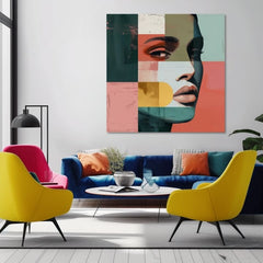 Elegantna slika ženskog pogleda na svijet