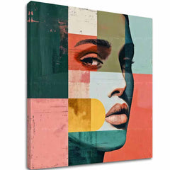 Elegantna slika ženskog pogleda na svijet