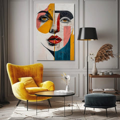 Elegantna slika žene Želja za poljupcem