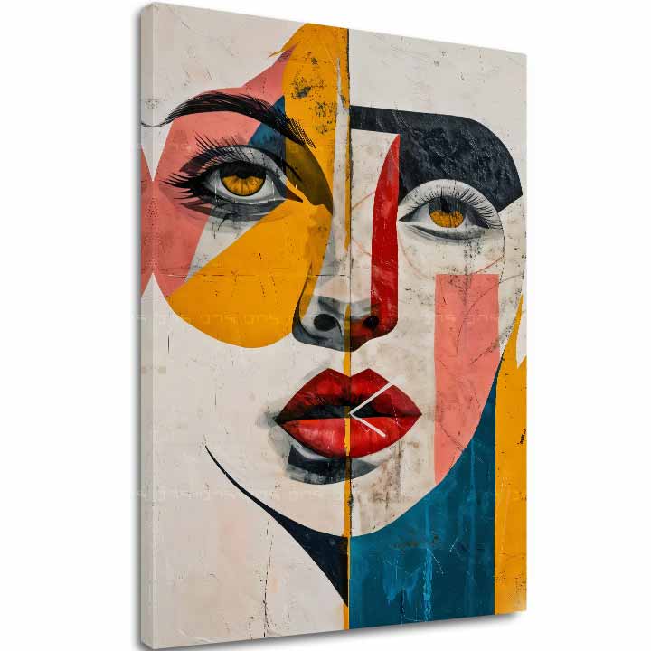 Elegantna slika žene Želja za poljupcem