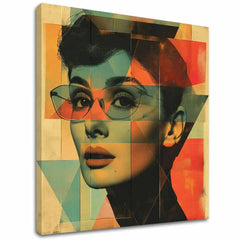 Slika Audrey Hepburn na platnu - Nezaboravna ljepota