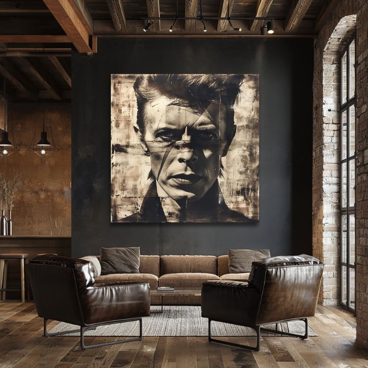 Slika Davida Bowieja na platnu - Žestoki pogled