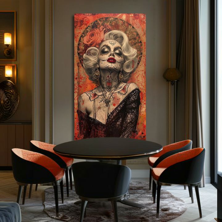 Slika Marilyn Monroe na platnu - Mistična ljepota