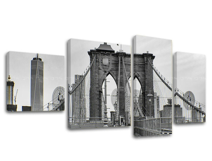 Zidna slika u 4 dijela GRAD / NEW YORK