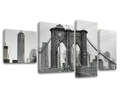 Zidna slika u 4 dijela GRAD / NEW YORK