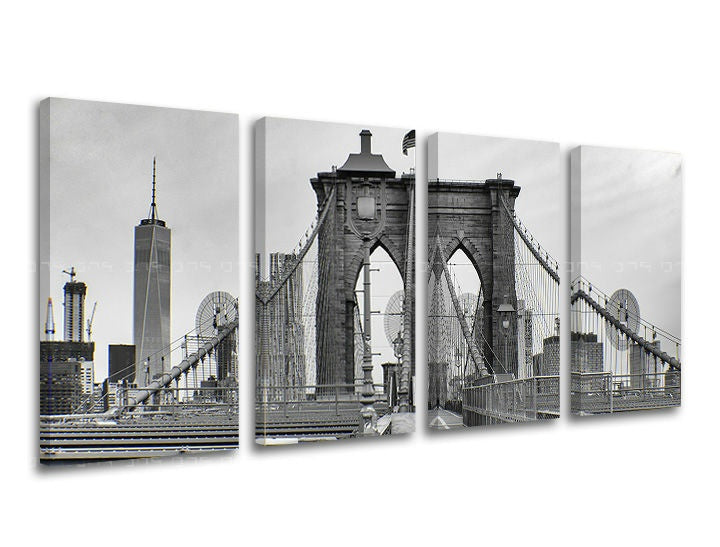 Zidna slika u 4 dijela GRAD / NEW YORK