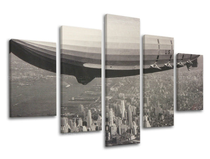 5-dijelna zidna slika GRAD / NEW YORK