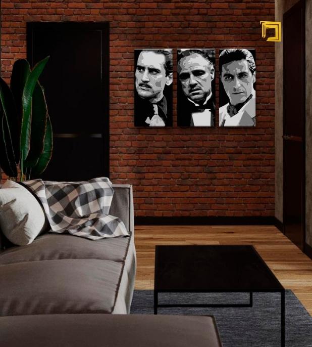 Najveći MAFIJANI na platnu - Kum popust 60 % 120x80 cm - glavna slika