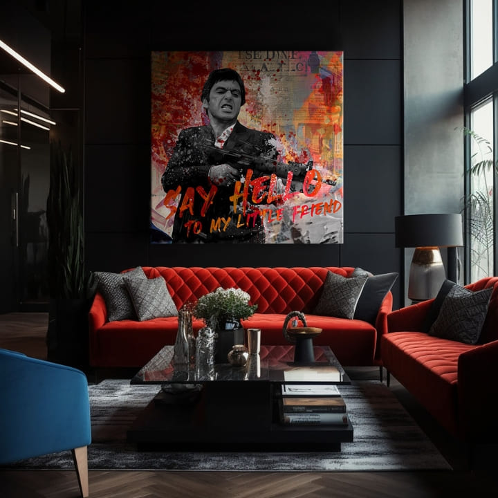 Slika Scarface na platnu Pozdravi mog malog prijatelja - slika 3