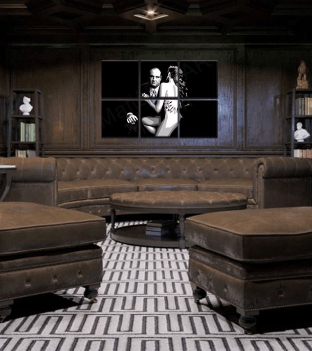 Najveći mafijaši na ekranu SOPRANOS - TONY SOPRANO s golom ženom