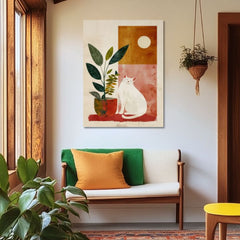 Slika na platnu - Cat zen