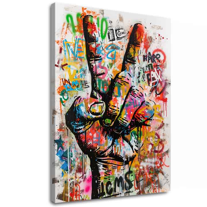 Slika PEACE HAND | Talijansko platno - slika 2