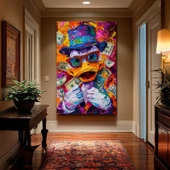 Slika MONEY DUCK | Talijansko platno