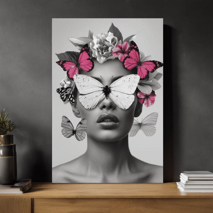 Slika BUTTERFLY VISION | Talijansko platno