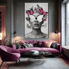 Slika BUTTERFLY VISION | Talijansko platno