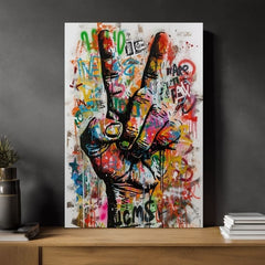 Slika PEACE HAND | Talijansko platno