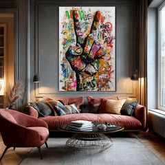 Slika PEACE HAND | Talijansko platno