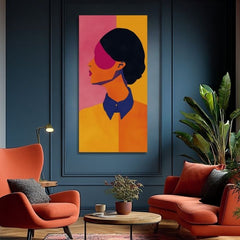 Slika VIBRANT SILHOUETTE | Talijansko platno