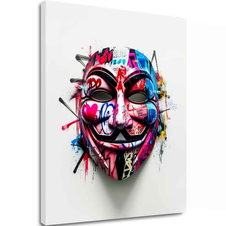 Slika ANONYMOUS MASK | Talijansko platno - slika 2