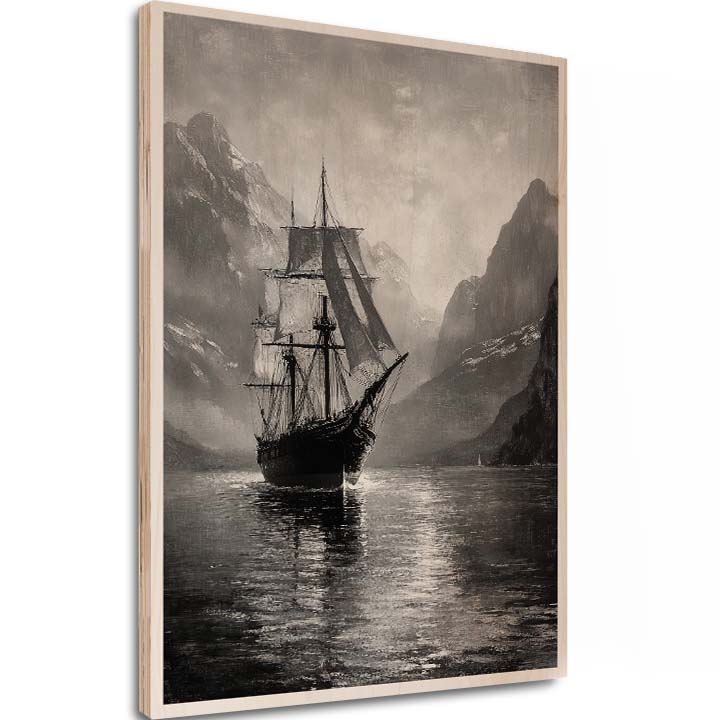 Slika na drvu - Krstarenje tajanstvenim fjordovima