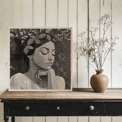 Slika na drvu - Božica Sjevera