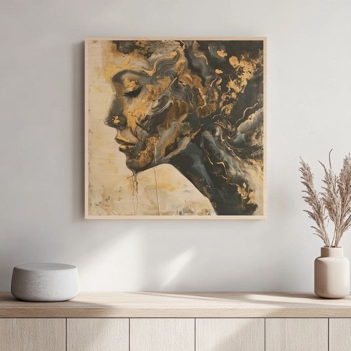 Slikanje na drvu - povjetarac skandinavske prirode