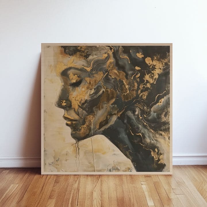 Slikanje na drvu - povjetarac skandinavske prirode