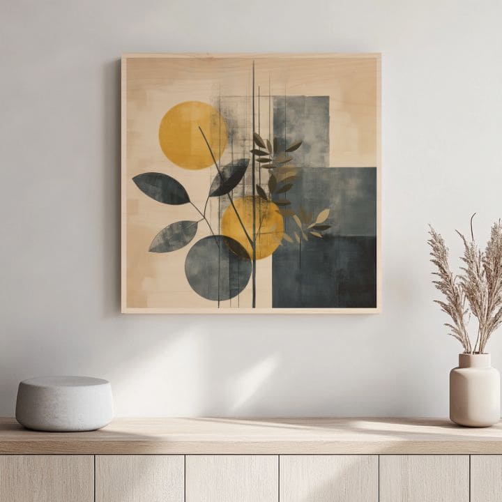 Slika na drvu - Mir u jednostavnosti