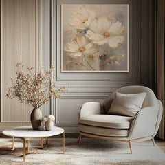 Slika na drvu - Cvjetajući nordijski vrt