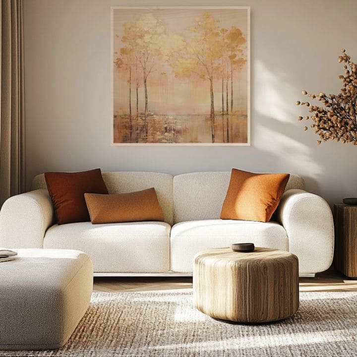 Slika na drvu - Zlatne obale Norveške