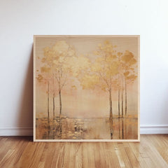 Slika na drvu - Zlatne obale Norveške