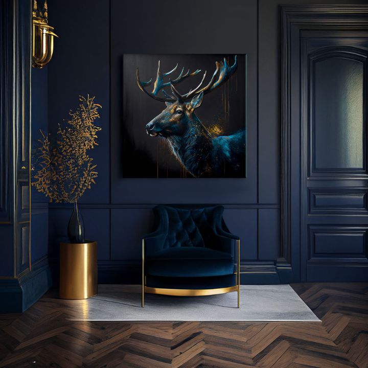 Dekorativna slika na platnu - PREMIUM ART - Peaceful Forest Guardian