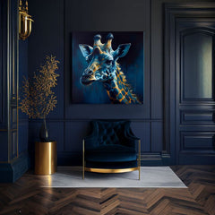 Dekorativna slika na platnu - PREMIUM ART - Towering Majesty of Giraffe