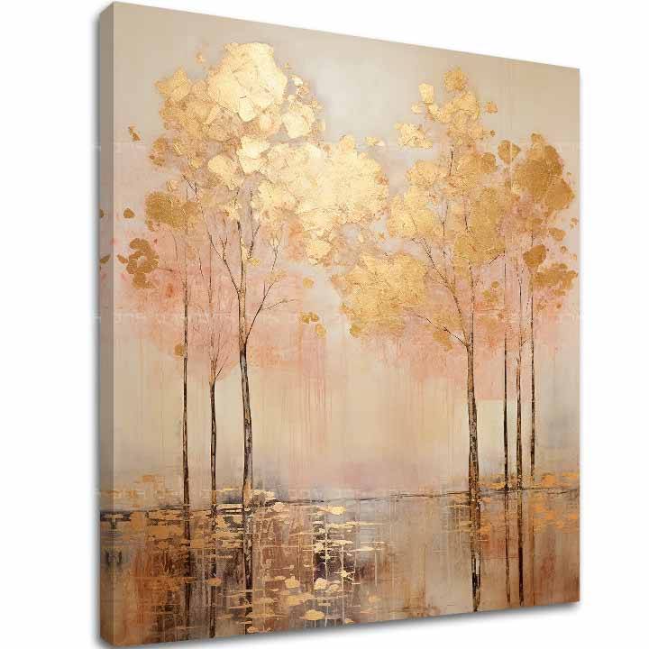 Strukturirana slika Zlatna soba iznad vode - PREMIUM ART | različite dimenzije