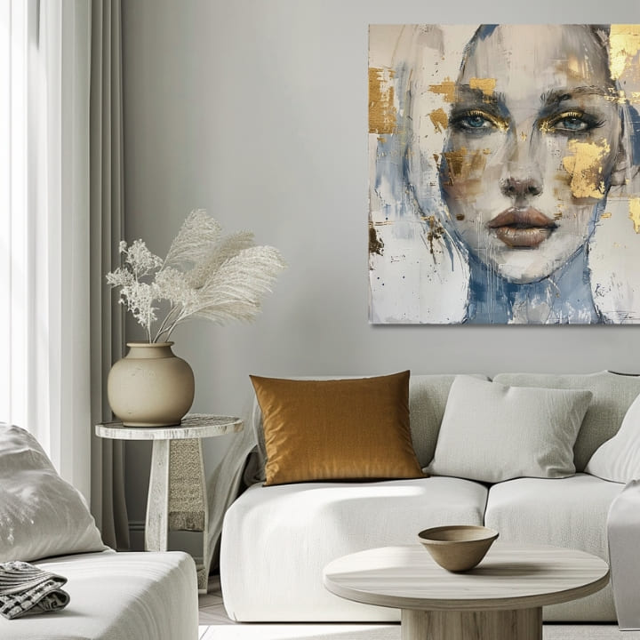 Elegantna slika žene Prodornog pogleda