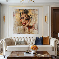 Elegantna slika žene The Graceful Muse