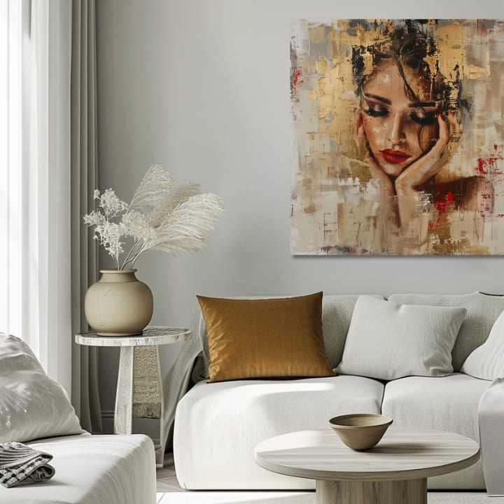 Elegantna slika žene The Graceful Muse