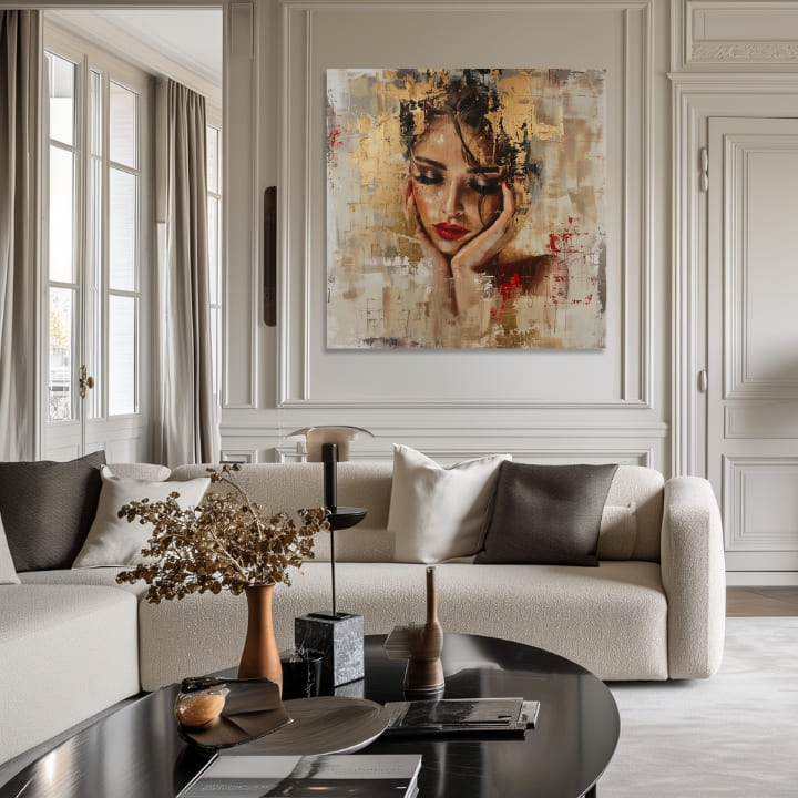 Elegantna slika žene The Graceful Muse