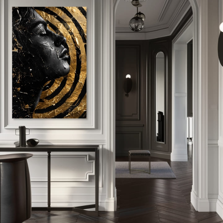 Elegantna slika žene Misterij noći