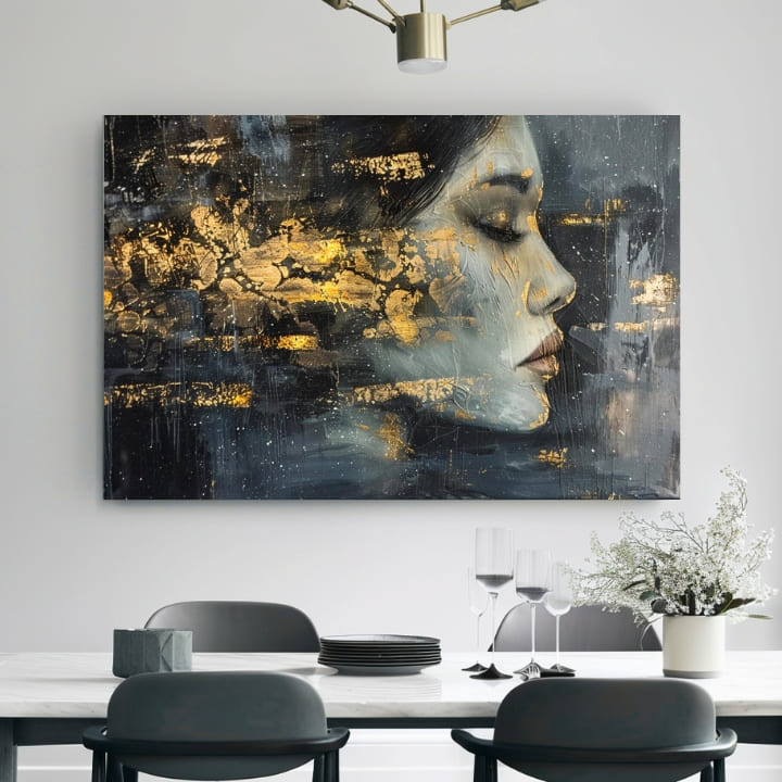 Elegantna slika žene Tajanstveni stranac