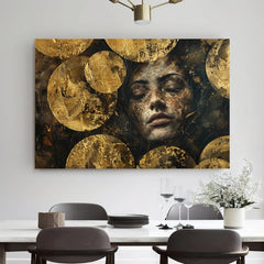 Elegantna slika žene pod vodom