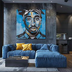 Slika TUPAC SHAKUR - Reper na nebu | 100% originalno oslikano akrilom