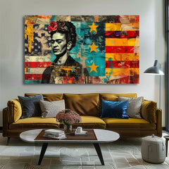 Slika FRIDA KAHLO - Kulturne reference | 100% originalno oslikano akrilom