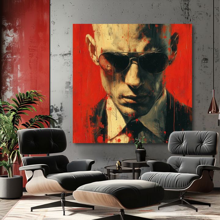 Slika HITMAN - Osjećaj za detalje | 100% originalno oslikano akrilom