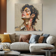 Slika MICHAEL JACKSON - Melodija strasti | 100% originalno oslikano akrilom