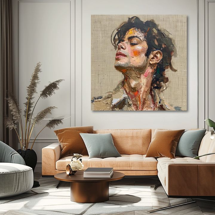 Slika MICHAEL JACKSON - Melodija strasti | 100% originalno oslikano akrilom