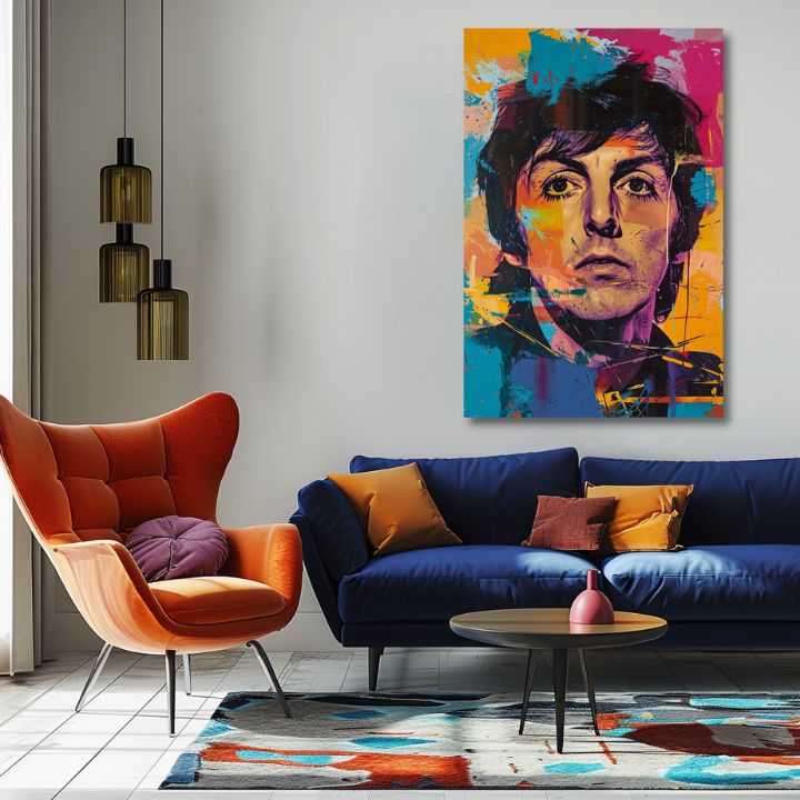 Slika PAUL MCCARTNEY - Beatles genij | 100% originalno oslikano akrilom