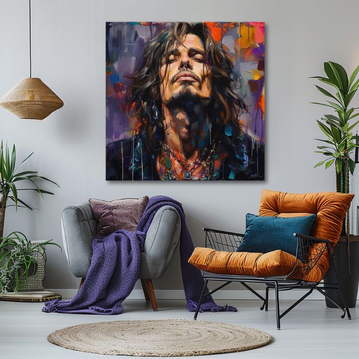 Slika CHRIS CORNELL - Glas grunge scene | 100% originalno oslikano akrilom