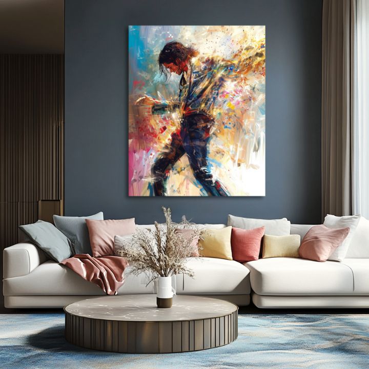 Slika MICHAEL JACKSON - Plesna energija | 100% originalno oslikano akrilom