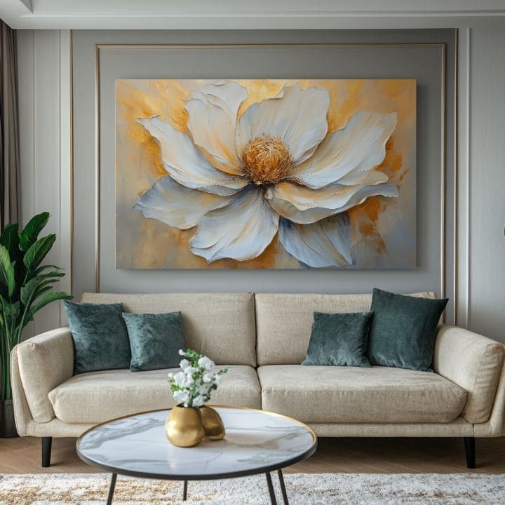 Slika Aurin zlatni dodir | 100% originalno oslikano akrilom